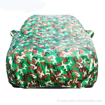 Camouflage 190t Portable Car Cover dengan Zipper